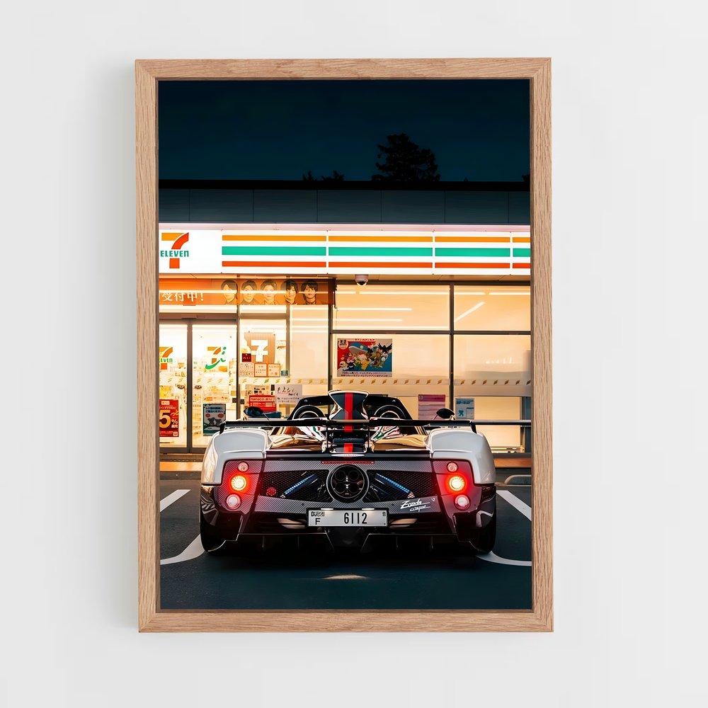 Poster Gasoline Dreams – affiche Pagani (vue 4)